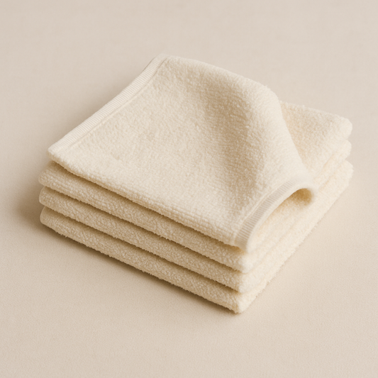 100% Cotton Muslin Face Cloth